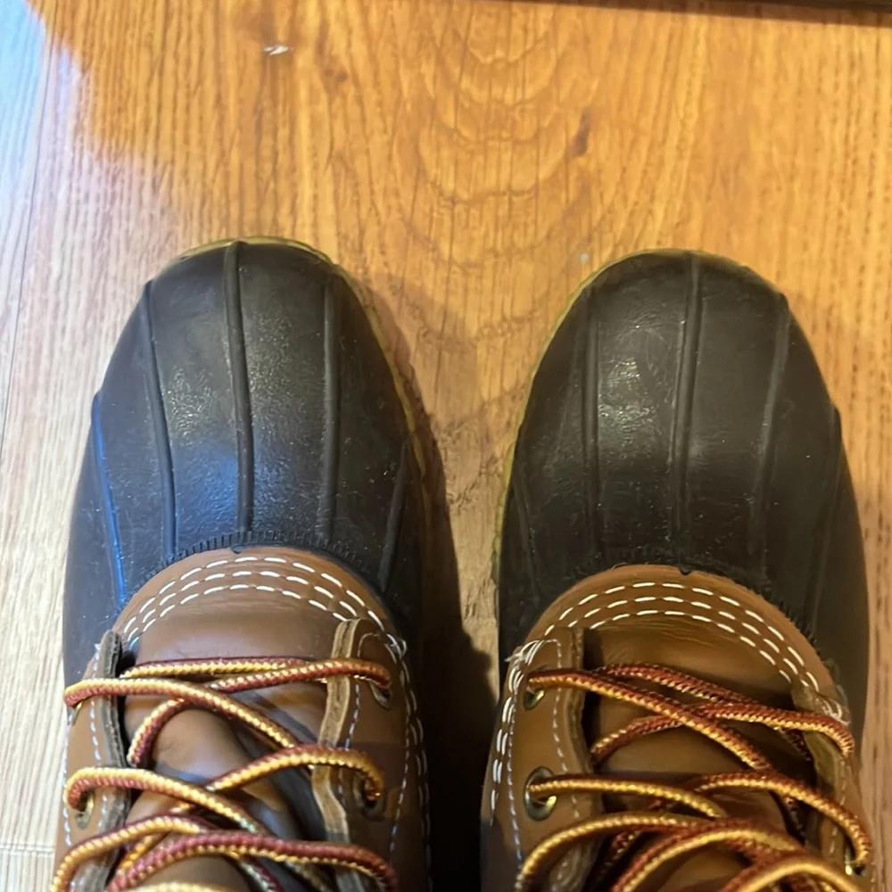 L.L. Bean 8” Brown Duck Boots - Picture 4 of 4